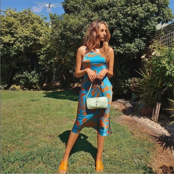 ARTHUR Apparel 100% silk bias ring dress in Hawaii - Picture 1 of 9